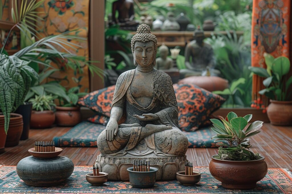 Décorez votre intérieur avec des éléments bouddhistes authentiques