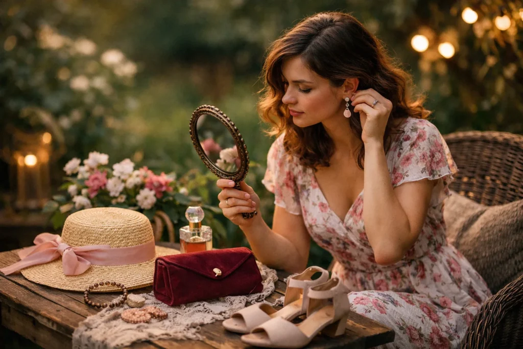 Jardin Secret : Créez un look inoubliable en associant accessoires et robes fleuries