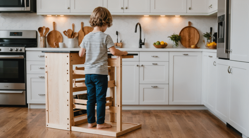 découvrez tout sur la learning tower pliable : les meilleurs modèles, l'âge recommandé pour les enfants et les normes de sécurité à connaître avant l'achat. facilitez la participation de votre enfant en toute sécurité !