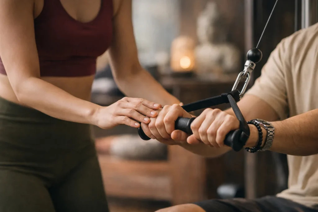 Cours de fitness en Asie et salles pour voyageurs
