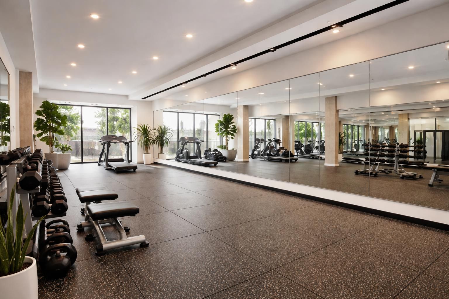 découvrez comment décorer une salle de sport en optimisant l'espace avec des miroirs panoramiques et en garantissant confort et sécurité grâce à des sols amortissants.