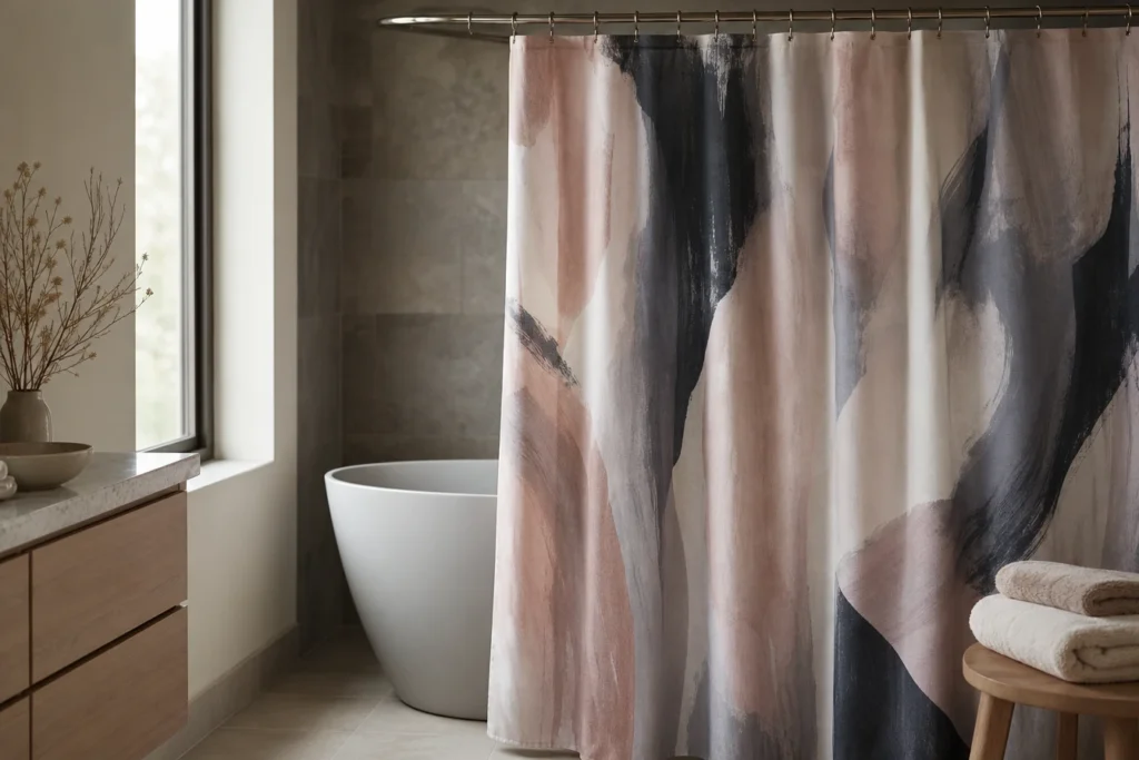 Le rideau de douche fait son défilé : les codes de la fashion week adaptés à la salle de bain
